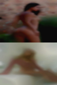 She is naked women strong in herself.